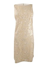 Lauren Ralph Lauren Women's Sequined Embroidered Floral Dress