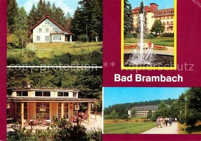 Bad Brambach Jugendherberge Helmut Just HO Waldcafe Joliot Curie Haus Julius Fuc