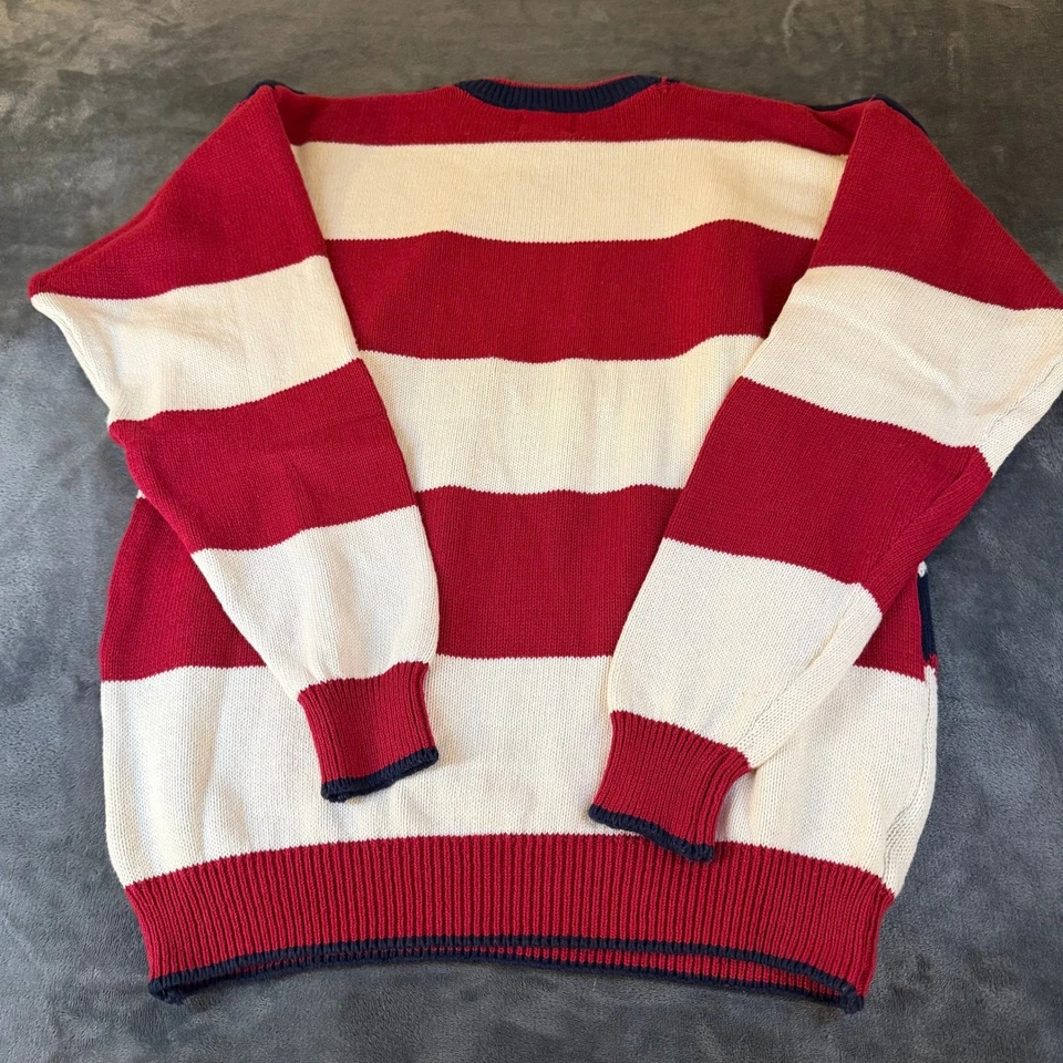 Suéter Tejido Vintage Old Glory Bandera Americana Estrellas Patrióticas Rayas Para Hombres XL Foto 3 de 4