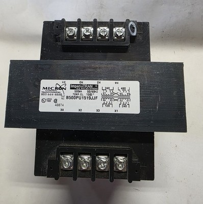 Micron B500PU1519JJF Series 2 Transformer 500VA  50/60HZ