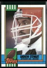 Andrew Stewart 1990 Topps #173 RC Cleveland Browns