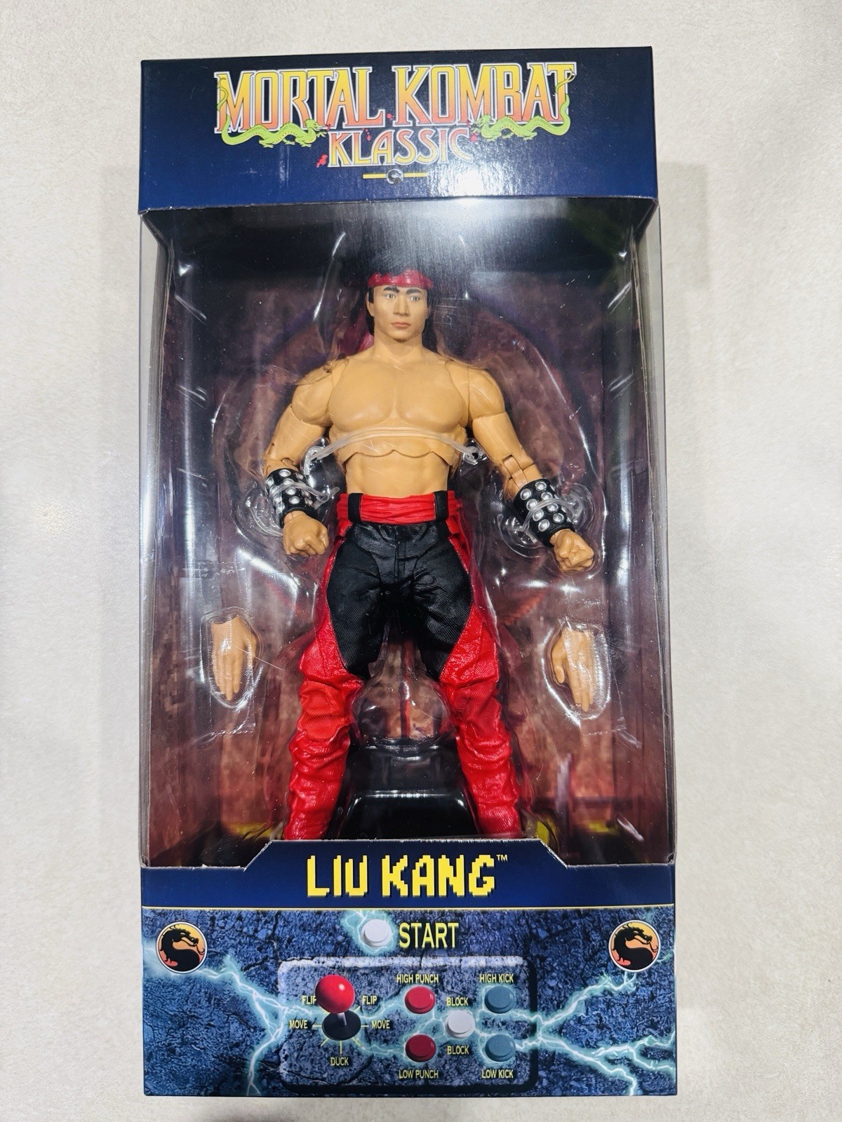 LIU KANG - McFarlane Toys MORTAL KOMBAT KLASSIC - 7" Action Figure NEW IN STOCK