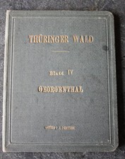 Alte Landkarte Thüringer Wald, Blatt IV, GEO...