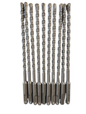 Image of 7mm x 210mm SDS Plus Drill Bit Cross Tip for Masonry Brick Concrete, Pack of 10