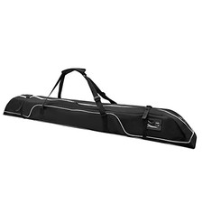 Ski Bag,Single Ski Bags for Air Travel,Ski Bag with 75 inches 190 cm Black