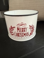 Small Merry Christmas vintage inspired bucket...