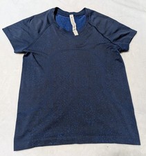 Lululemon Swiftly Tech Short Sleeve Shirt 2.0 Mineral Blue Size 6 Pre-worn