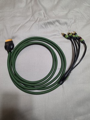 Original MICROSOFT XBOX Monster Cable Gold Tip COMPONENT Cables
