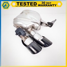 15-18 Porsche Macan Gts Rear Left Side Exhaust Muffler W Valve Oem 15-18 Porsche Macan Gts Rear Left Side Exhaust Muffler W Valve Oem