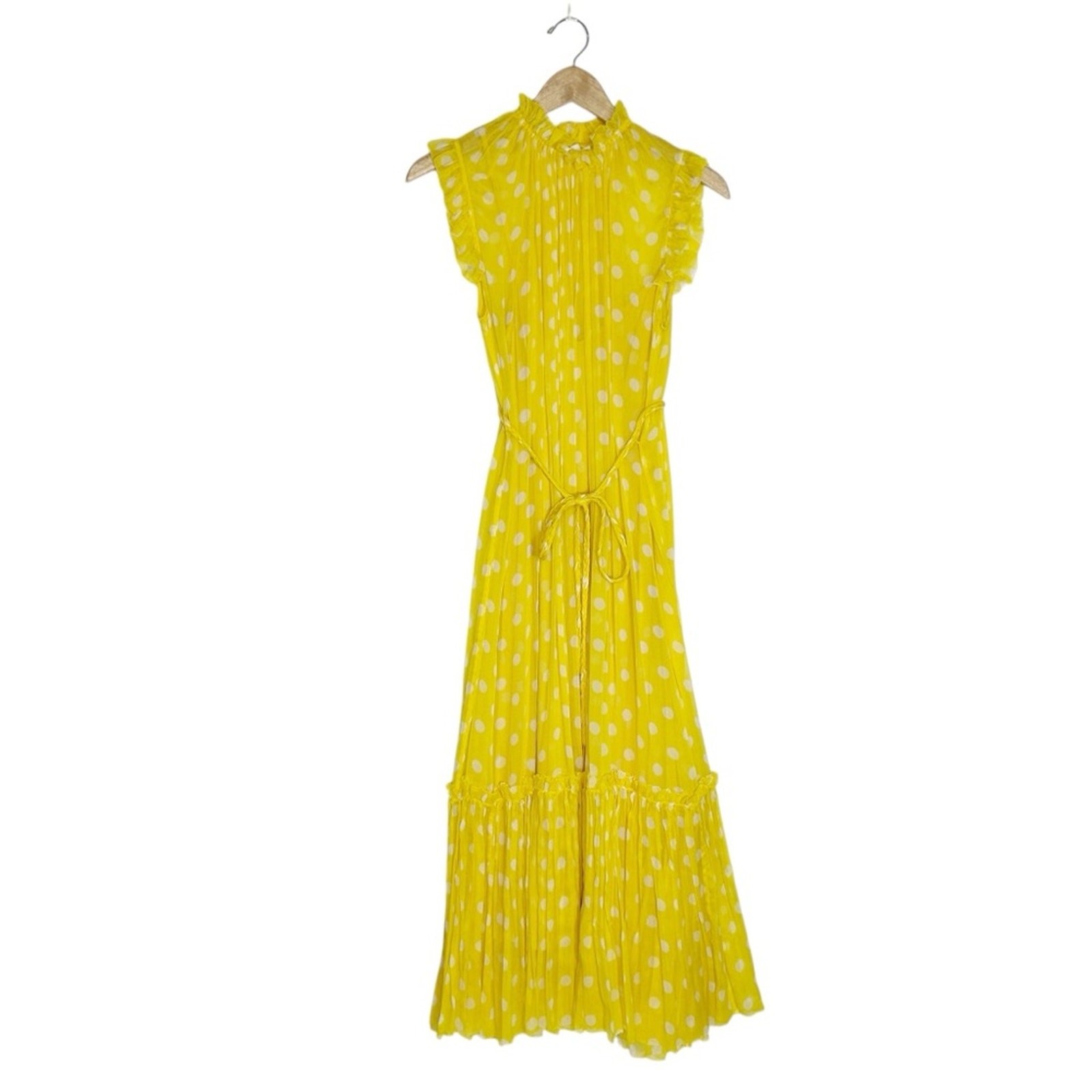 ZIMMERMANN Brightside Polka Dot Silk Chiffon Midi… - image 4