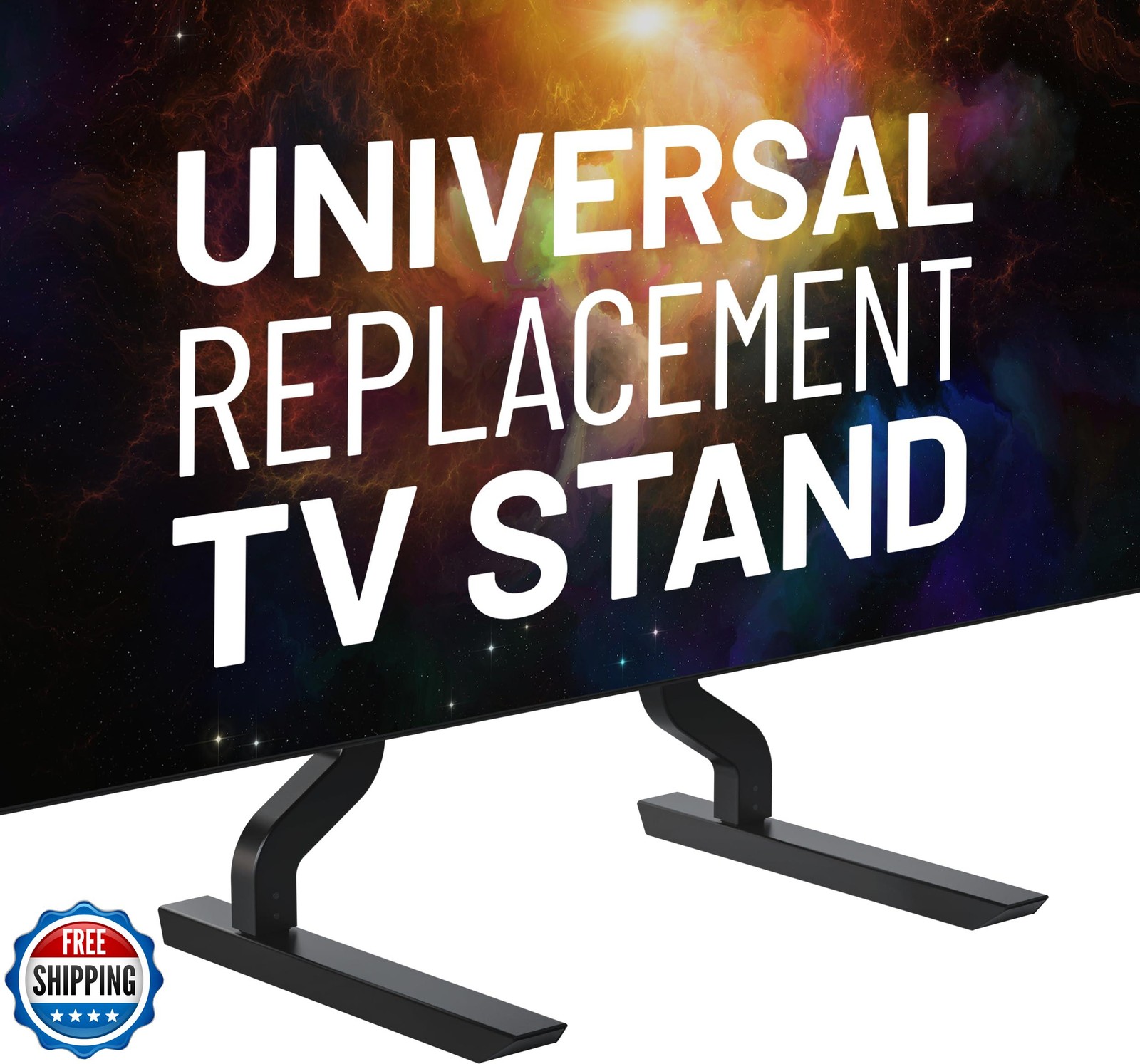 For 55"-86" Screens - Angled Feet Give