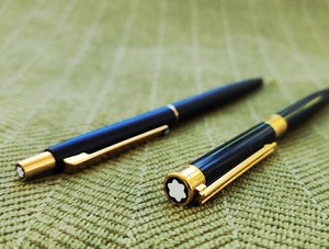 Montblanc NOBLESSE OBLIGE ローラーボール Montblanc Noblesse oblige rollerball pen with 23K gold trim