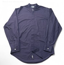 Vintage Y2K Versace V2 Classic Dark Purple Silk Shirt 41/16