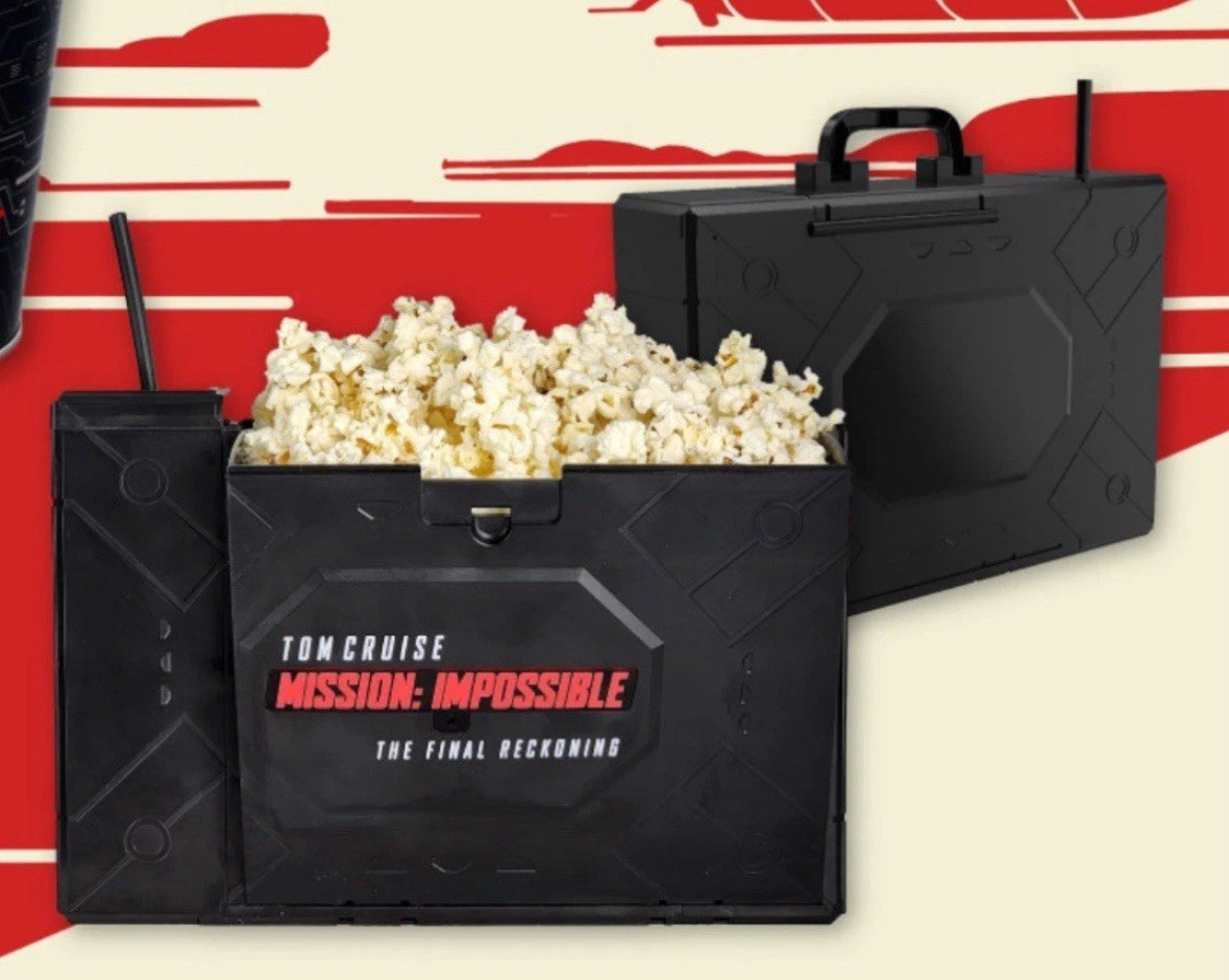 トイガン Mission Impossible Popcorn Case Mission Impossible Tom Cruise Popcorn Bucket & Cup Briefcase