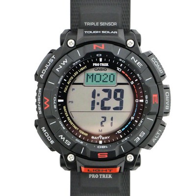 Casio PRO TREK PRG-340-1JF Solar Outdoor Watch Black Orange New From Japan