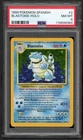 PSA 8 Spanish Base Set Blastoise 2/102 Unlimited Holo Rare 1999 NM-MT