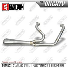 Scarico 1999-2020 adatto per Harley Davidson Sportster 1200 883 2 in 1 completo