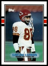 1989 Topps #355  Carlos Carson        Kansas City Chiefs