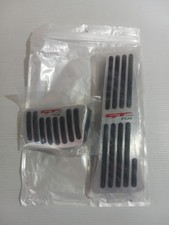 Silver Aluminum Brake and Accelerator Pedal Covers for K 5 2020-2025
