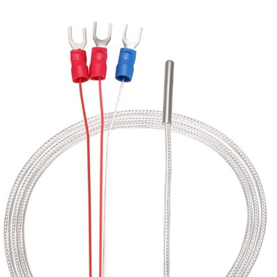 RTD Pt100 Probe Temperature Sensor 100cm (3.3ft) (Gamma Temperature: -20~420°C)