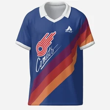 Kansas City Comets - 1981 1982 HOME soccer jersey Replica Retro shirt, MISL