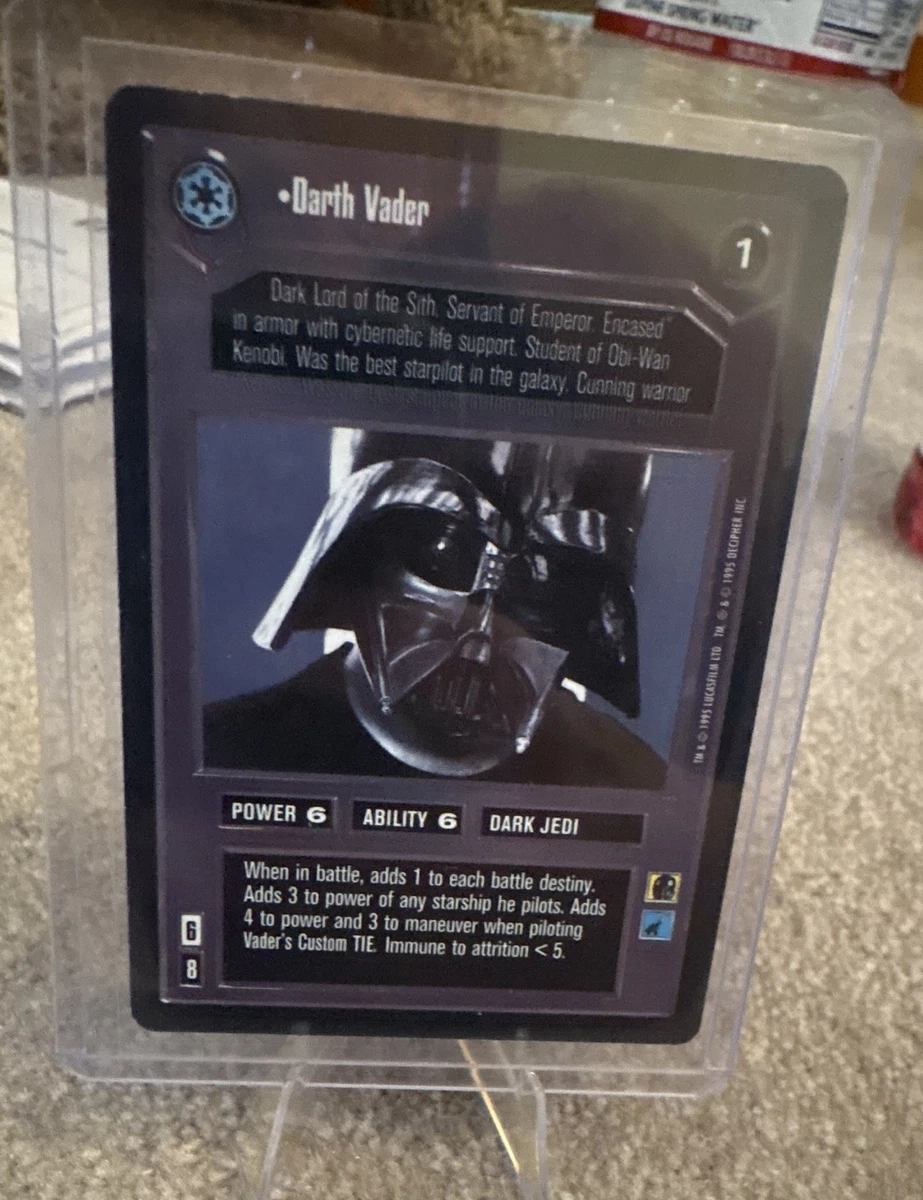 star wars customizable card game rare cards Star Wars Customizable Card Game Premier Starter Set [Unlimited] main image 1