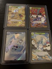 Pudgy Penguins Holo Foil Trading Cards 4 Card Lot Rare