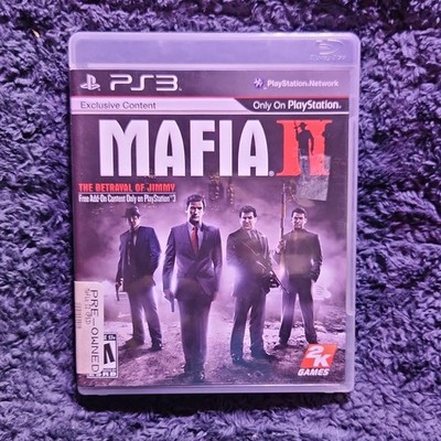 2K Games Mafia II PlayStation 3 Action Adventure Crime 2010 NTSC-U/C