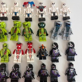 Lego Ninjago Minifigures Serpentine Nindroids Skeletons 70728 70725 70726 70724