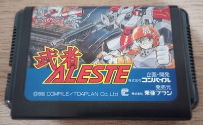 Musha Aleste M.U.S.H.A. (Sega Mega Drive) MD/Genesis, authentic cart, US seller