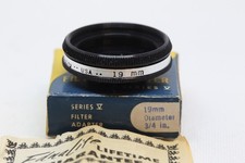 Ednalite Series 5, 19mm Slip-on Series Filter Adapter N.O.S.