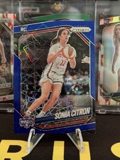 2025 Panini Prizm WNBA Sonia Citron RC Blue Velocity #122 Mystics