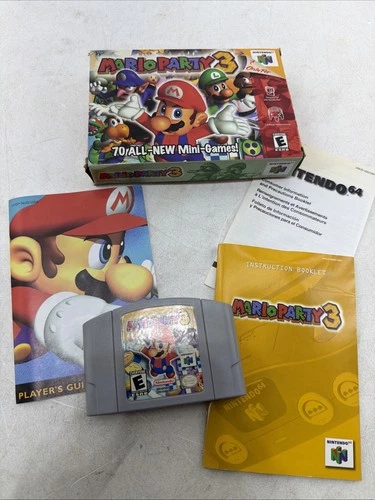 Mario Party 3 - Nintendo 64 (N64)  Near Mint  Complete In Box
