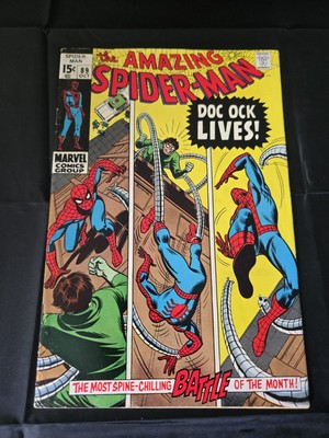 Amazing Spider-Man #89 Oct 1970 Dr Octopus Bronze Age Marvel Fine+/VF-