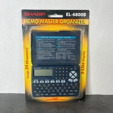 Sharp EL-6800B Memo Master Organizer Electronic Calculator Digital Assistant
