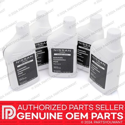 5 PACK GENUINE Nissan OEM Matic-S ATF Automatic Transmission Fluid