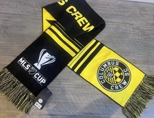 Columbus Crew SC MLS Cup Soccer Ruffneck Full Size  Knit Scarf NWT