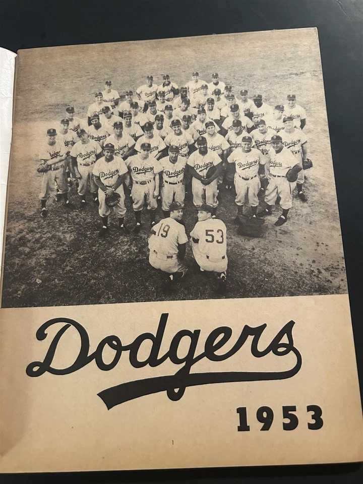 1953 BROOKLYN DODGERS ежегодник Джеки РОБИНСОН Pee Wee REESE Duke SNIDER Hodges - Изображение 3 из 4