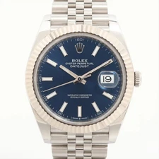 Rolex Datejust 41 126334 SS×WG SS AT Blue-Face
