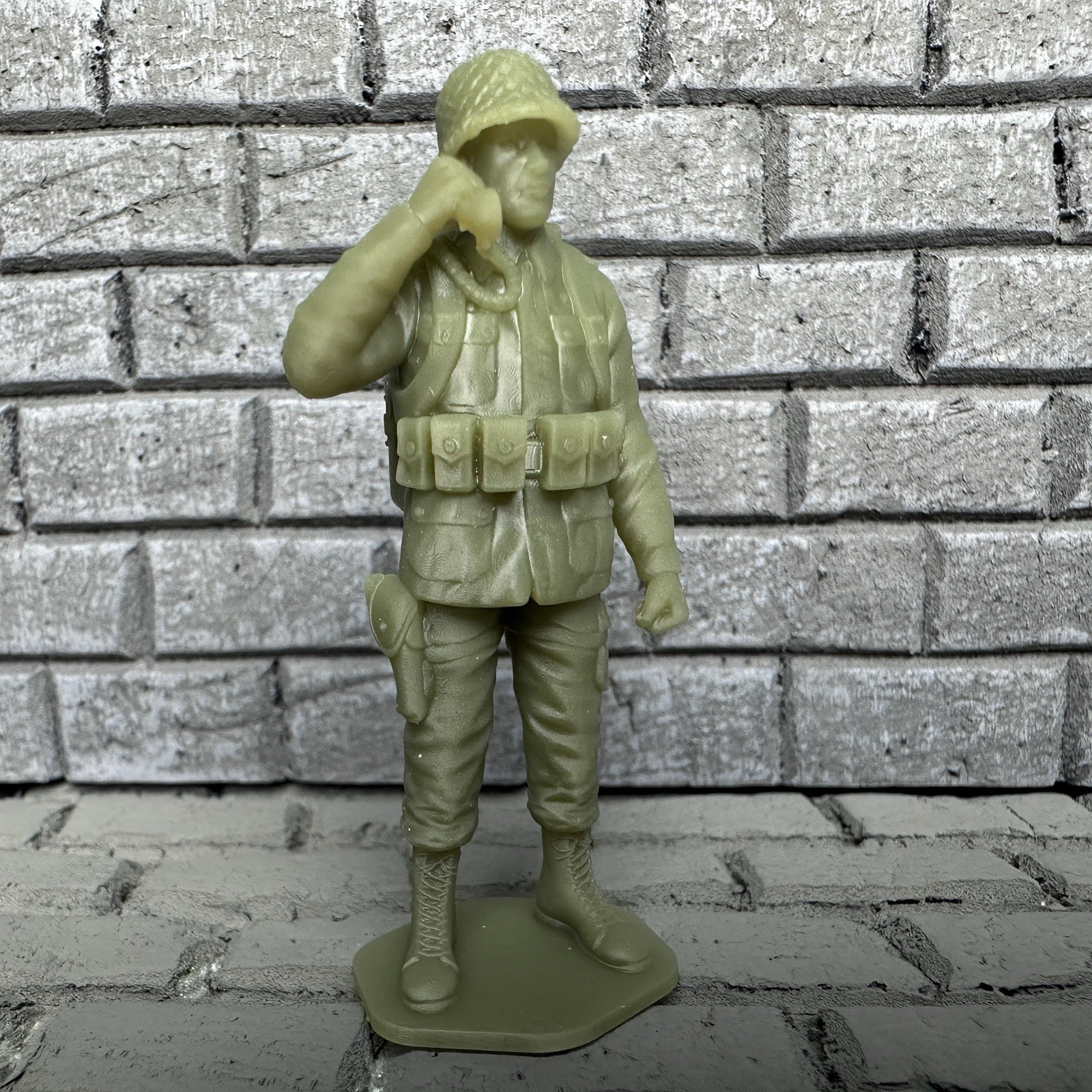 World War 2 Army RTO Radio American Toy Soldier Military Resin 1/32 WW2 Figure