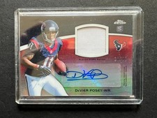 2012 Topps Chrome NFL Rookie Patch Auto RPA - DeVier Posey RC /50