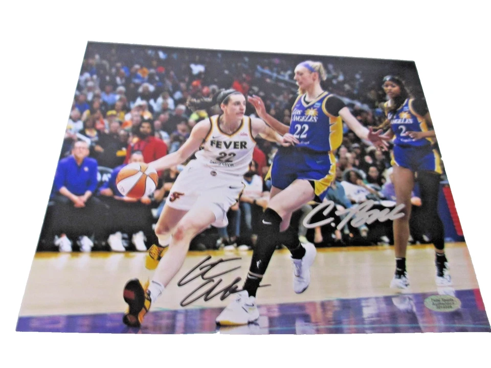 CAITLIN CLARK & CAMERON BRINKS Signed Photo 8x10 Dual Signed! w/COA (TSA) - Image 3 of 4