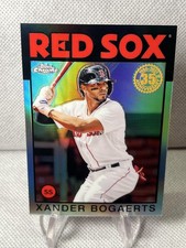 2021 Topps Chrome Xander Bogaerts 1986 Topps 35th Anniversary #86BC-8 Red Sox