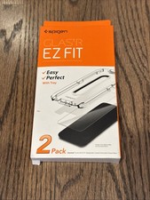 Spigen GLAS tR EZ Fit Apple iPhone 8 Plus Screen Protector (Open Box One Left)