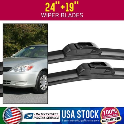 24''+19'' OEM Quality Beam Windshield Wiper Blades ALL SEASON PREMIUM (Set of 2)