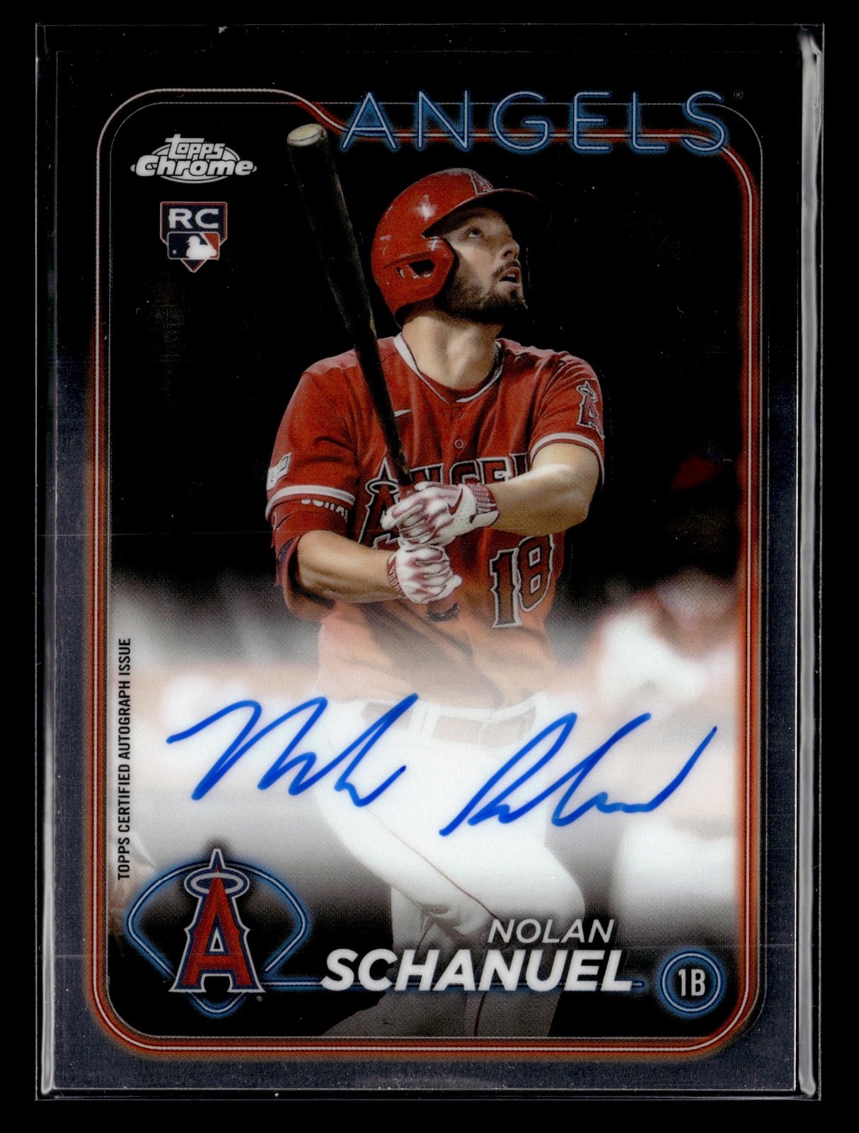 2024 Topps Chrome Nolan Schanuel Rookie Auto #RA-NS RC