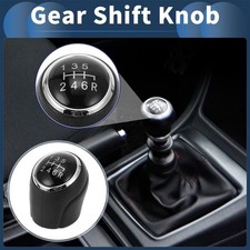 6 Gang Schaltknauf für Suzuki SX4 S-Cross 2016-2021, Kunststoff, Schwarz