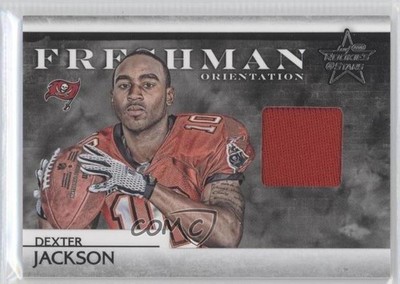 2008 Leaf Rookies & Stars Jerseys 52/250 Dexter Jackson #FO-18 RC 0a1