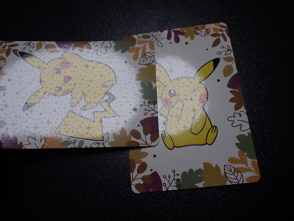 Pokemon Card Pronto Promo Holo Prism Shining Pikachu x2 SET #5958 EX - Image 4 of 4