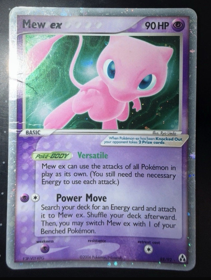 Pokemon Card-Mew Ex-Ex Legend Maker-Holo-88/92-ENG